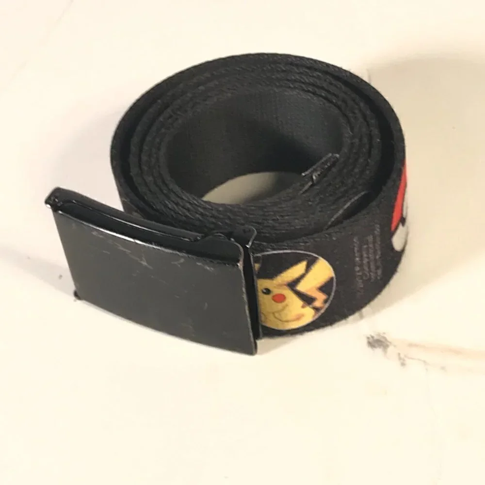 Nintendo Pokemon Pikachu Pokeball Adjustable Buckle and Belt